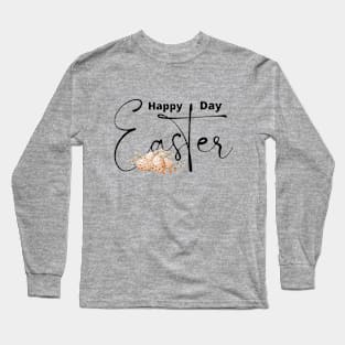 Happy Easter Day eggs Long Sleeve T-Shirt